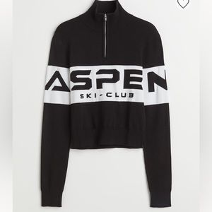 NWOT H&M ASPEN/SKI CLUB Collared Sweater